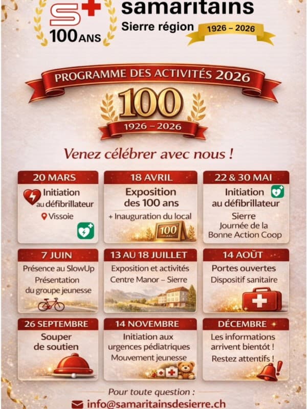100th Anniversary of the Sierre Regional Samaritan Section — photo 1