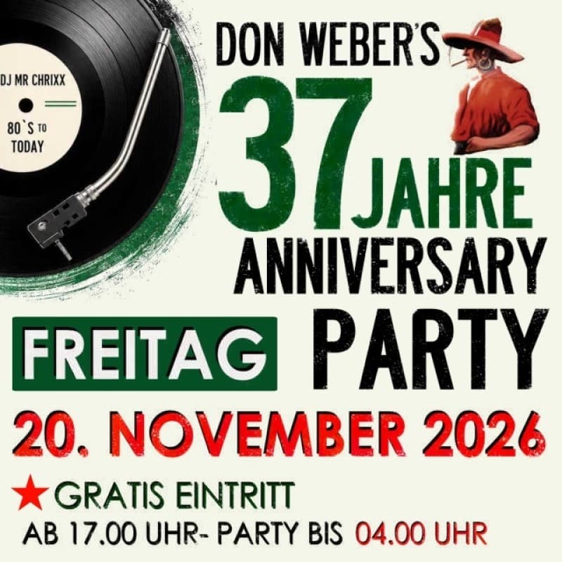 The Legendary Don Weber Party !! — photo 1