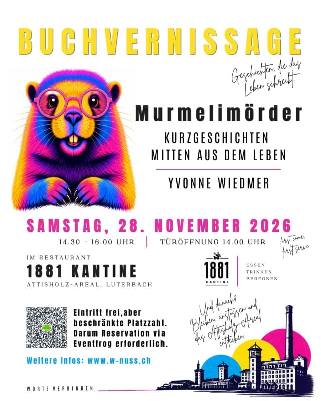 Book Launch Murmelimörder — photo 1