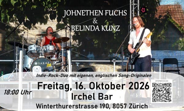 Johnethen Fuchs & Belinda Kunz live at the Irchelbar, Zurich — photo 1