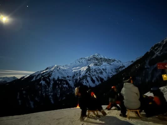 Full Moon Tobogganing in Tschiertschen — photo 1