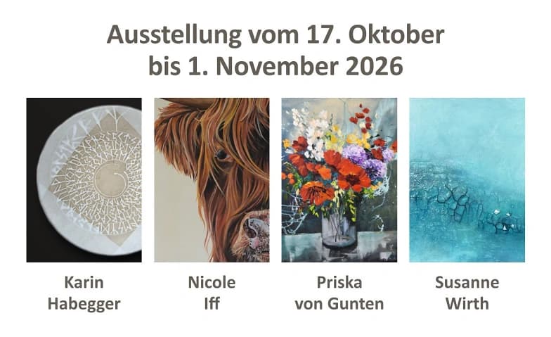 Ausstellung K. Habegger, N. Iff, P. von Gunten, S. Wirth — photo 1