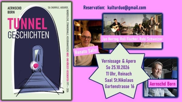 Book Vernissage, Aernschd Born with "TUNNEL STORIES" — photo 1
