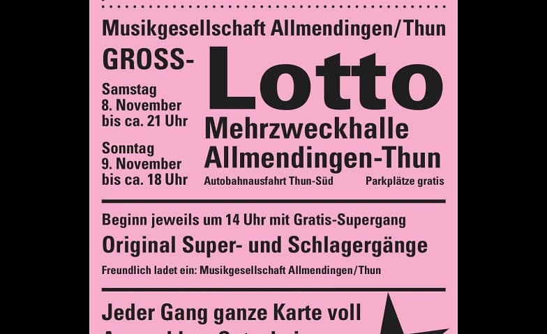 Grosslotto MG Allmendingen/Thun — photo 1