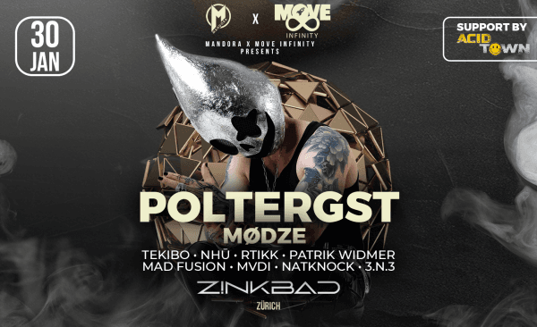 Mandora X Move infinity pres. POLTERGST & MØDZE — photo 1