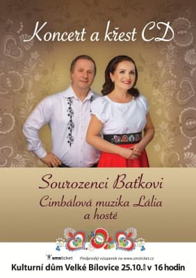 Sourozenci Baťkovi a CM Lália - koncert a křest CD — photo 1