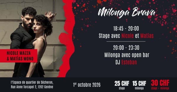 Milonga Brava with Nicole Mazza & Matías Mono — photo 1