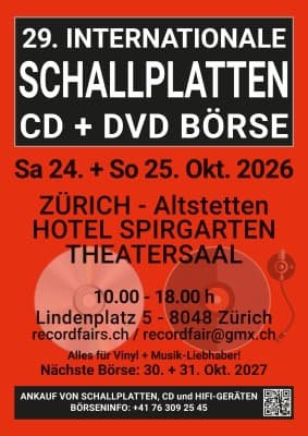 29th International Record + CD / DVD Fair Zurich — photo 1