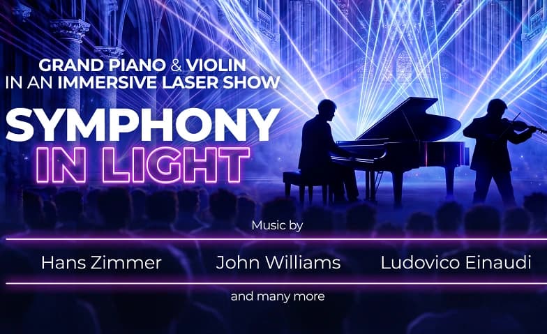 SYMPHONY IN LIGHT Grand Piano & Violin in a Laser Show — photo 1