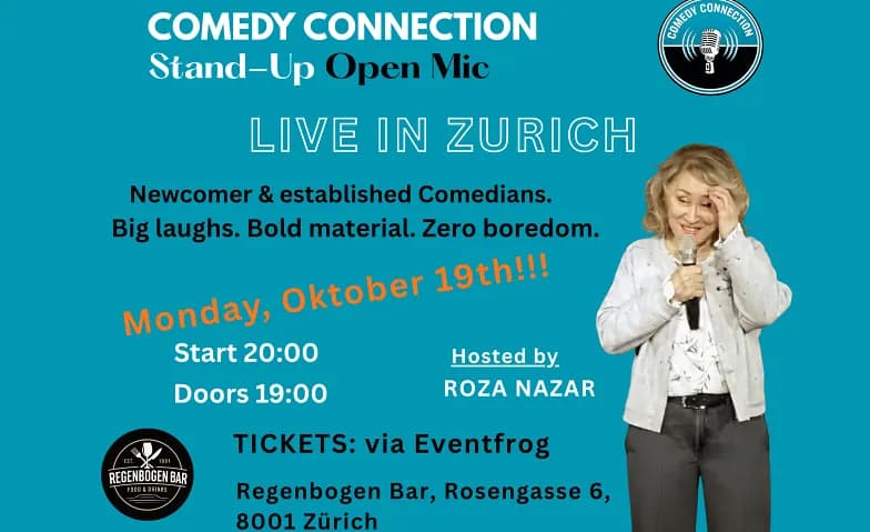 COMEDY CONNECTION – Stand-up Comedy Open Mic Zurich — photo 1