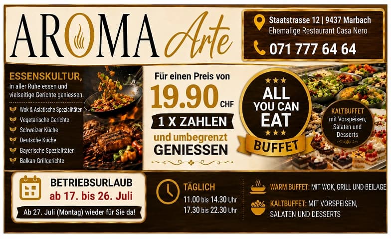 Buffet / 1 x Zahlen unbegrenzt Geniessen — photo 1