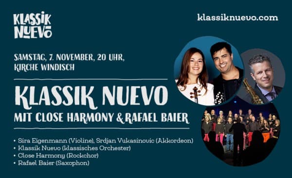 Klassik Nuevo mit Close Harmony und Rafael Baier — photo 1