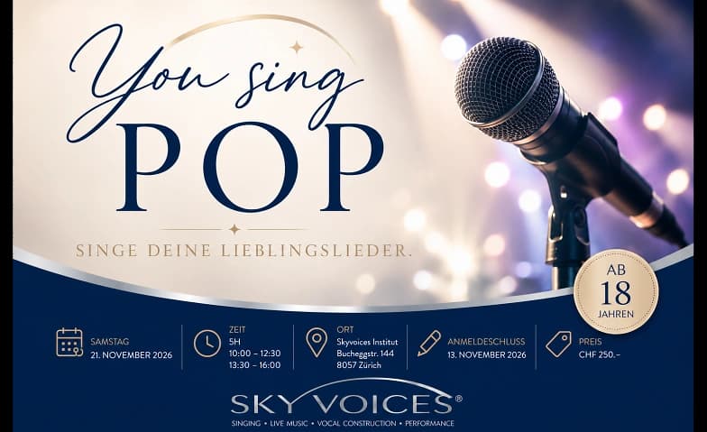 Gesangskurs: You sing POP — photo 1