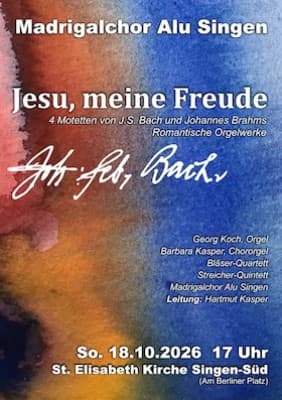 Jesu, meine Freude - 4 Motets by J. S. Bach and Johannes Brahms — photo 1