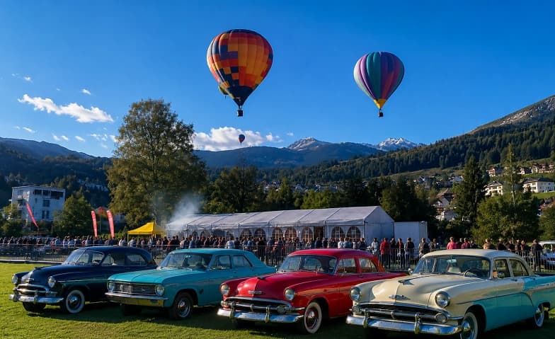 Meet and Greet Classic Cars & Hot Air Balloons — photo 1
