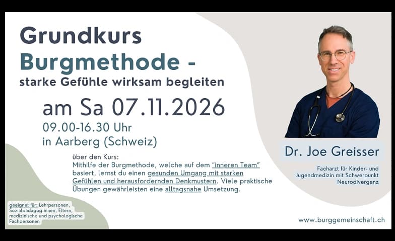 Grundkurs Burgmethode mit Dr. Joe Greisser — photo 1