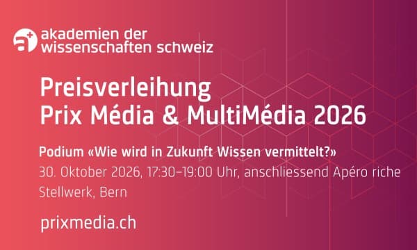 Prix Média Award Ceremony - the prizes for excellent science journalism — photo 1