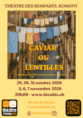 Bicubic – Caviar or Lentils - Théâtre des Remparts — photo 1