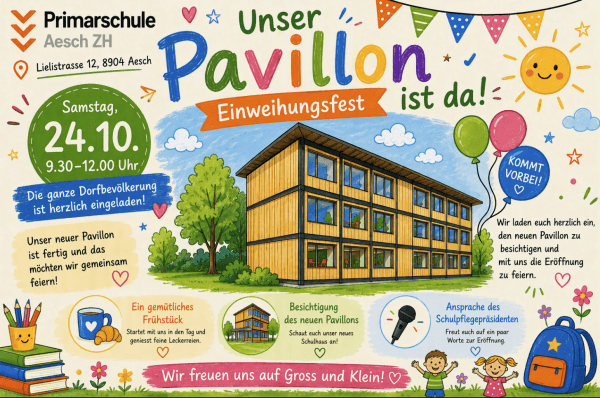 Invitation to the opening of our new school pavilion — photo 1