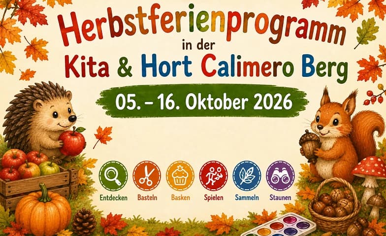 Herbstferienprogramm Mo., 12.10.2026 Kita Calimero Berg — photo 1