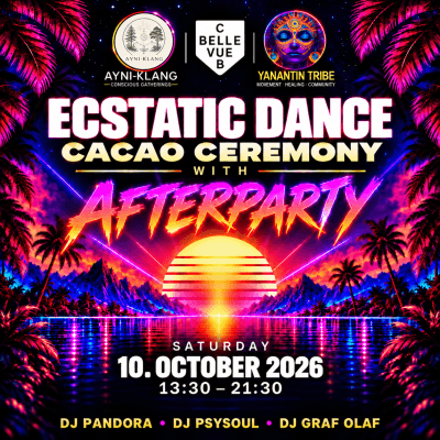 ECSTATIC DANCE & DAY DANCE ZÜRICH · CACAO · ABUNDANCE — photo 1