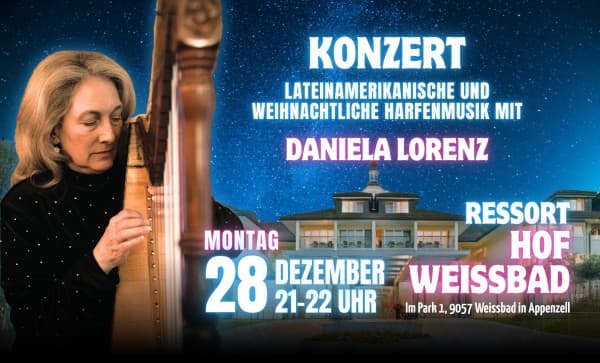 Latin American and Christmas Harp Melodies with Daniela Lorenz — photo 1