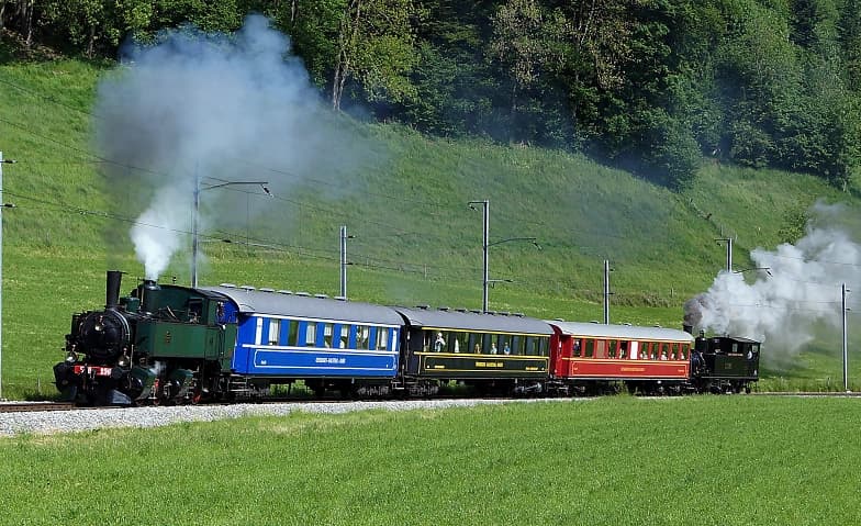 Dampffahrt an den Eisenbahntagen Balsthal — photo 1