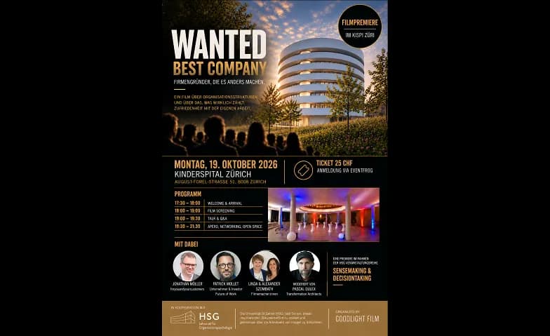 Filmpremiere “Wanted Best Company”, Talk & Networking-Apéro — photo 1