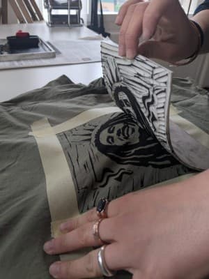 Linocut and Textile Printing Discovery Workshop — photo 1