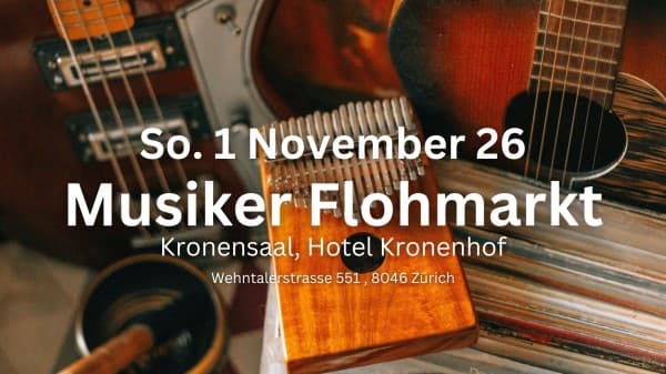 Musician Flea Market, Open to All, Free Entry — photo 1