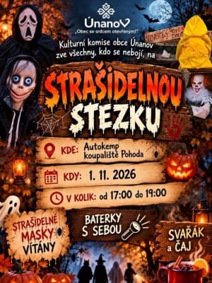 Strašidelná stezka v Únanově — photo 1