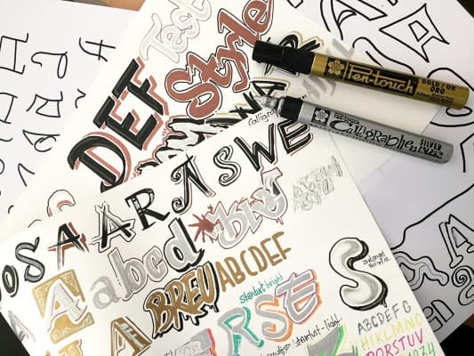 Handlettering – from Calligraphy to Graffiti — photo 1