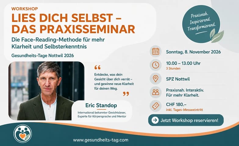 Lies dich selbst – Das Praxisseminar mit Eric Standop — photo 1