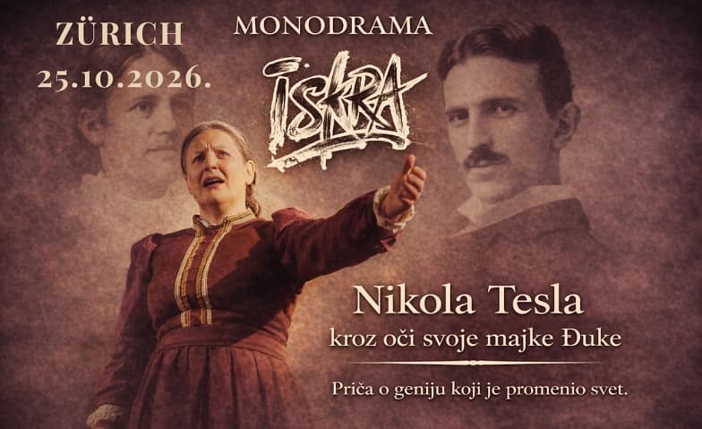 „ISKRA“ – Nikola Tesla kroz oči svoje majke Đuke u Cirihu — photo 1
