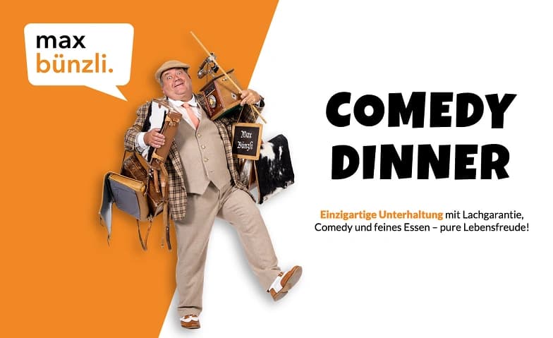 Max Bünzli Comedy-Dinner, SBB Restaurant Arth‑Goldau — photo 1