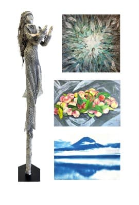 Sculptures in Clay and Powertex, Paintings in Acrylic/Mixed Media, Graphics and Cyanotypes — photo 1