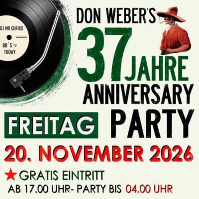 The Legendary Don Weber Party !! — photo 1